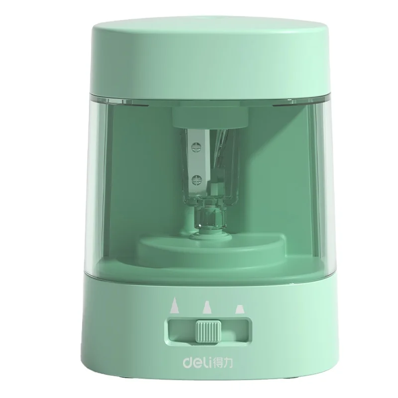Electric Pencil Sharpener Usb - Deli VA3 Zielona elektryczna temperówka USB