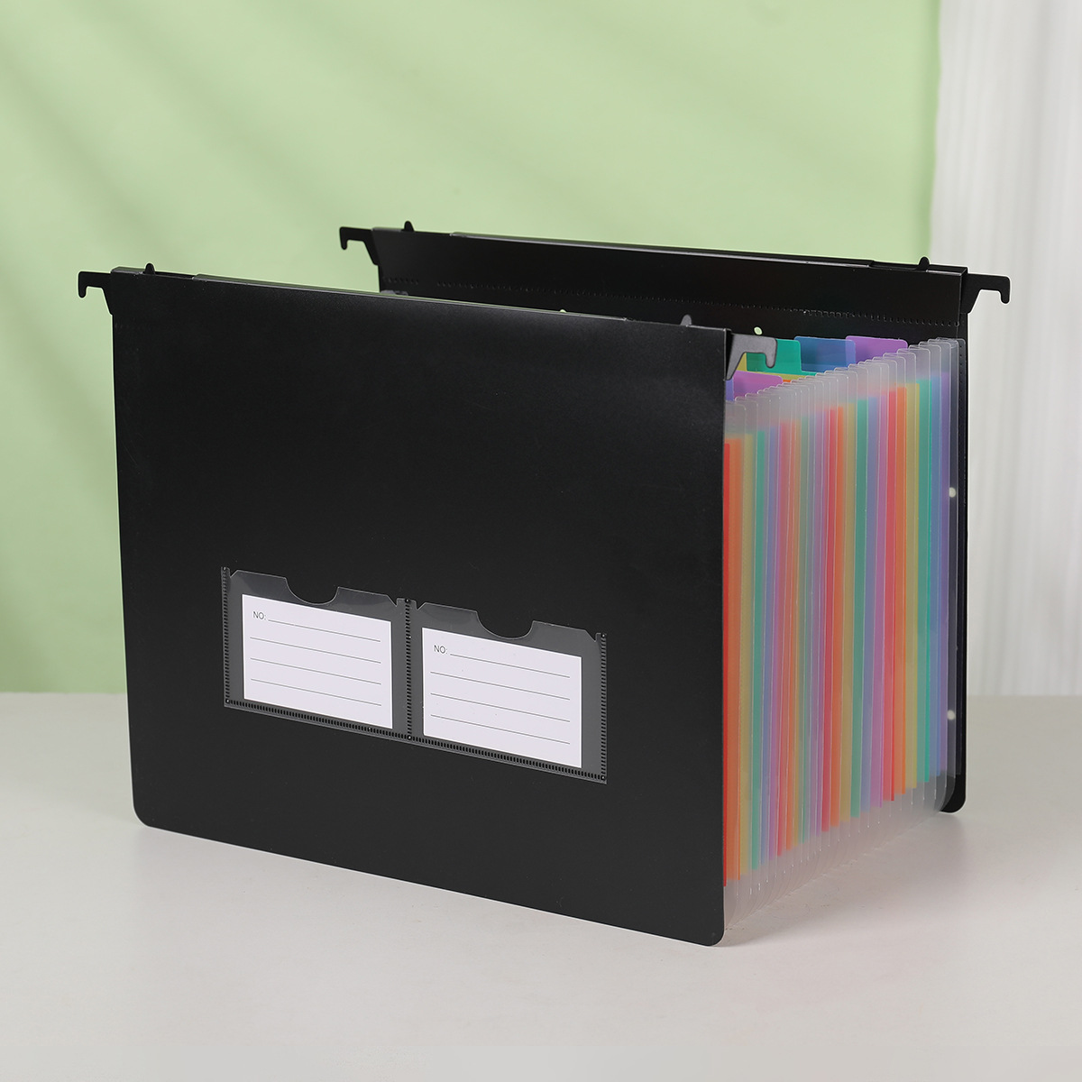 Expandable Accordion File Folder 13 Pockets - Wiszący segregator harmonijkowy z 7/13/25 przegródkami,