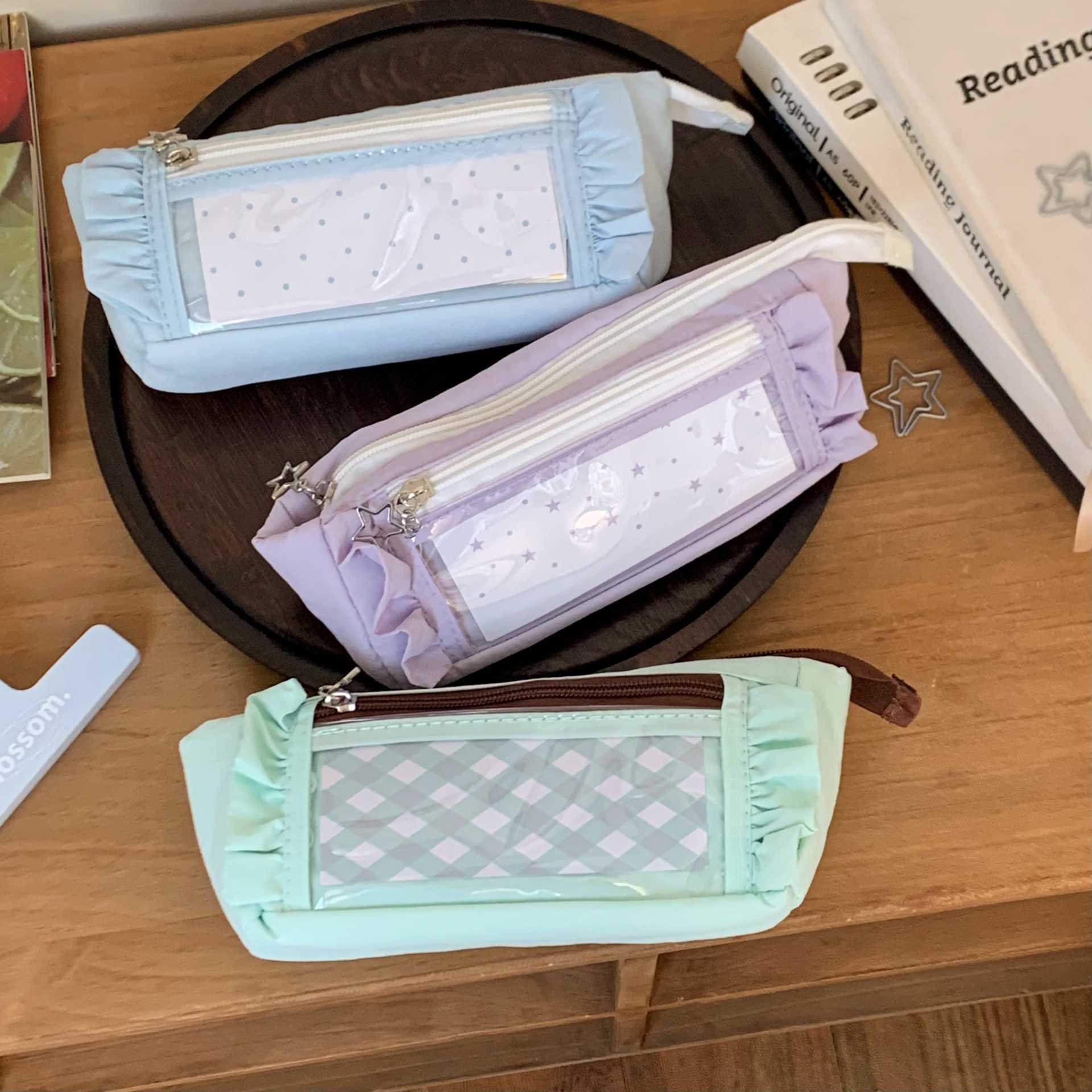 Uroczy piórnik o dużej pojemno – Aesthetic Large Pencil Case Pouch recenzja i cena