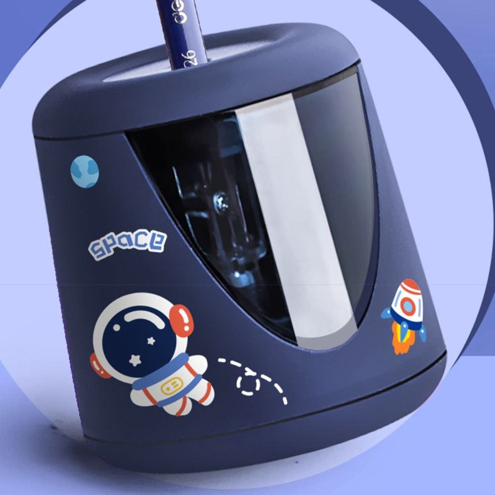 z ozdobną naklejką, zasilana b – Electric Pencil Sharpener Usb recenzja i cena