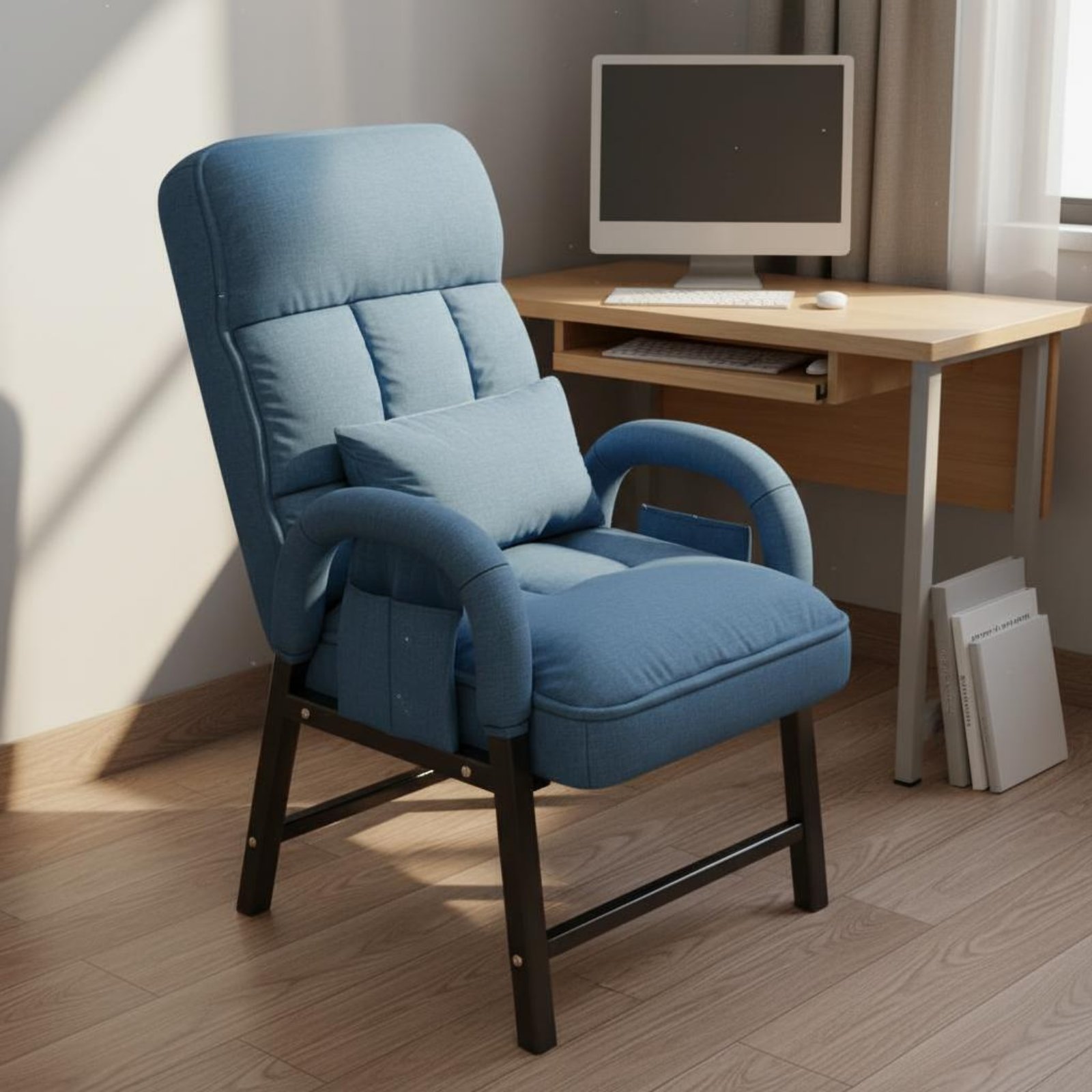 Wysokie krzesło-fotel leniucha – Office Furniture recenzja i cena