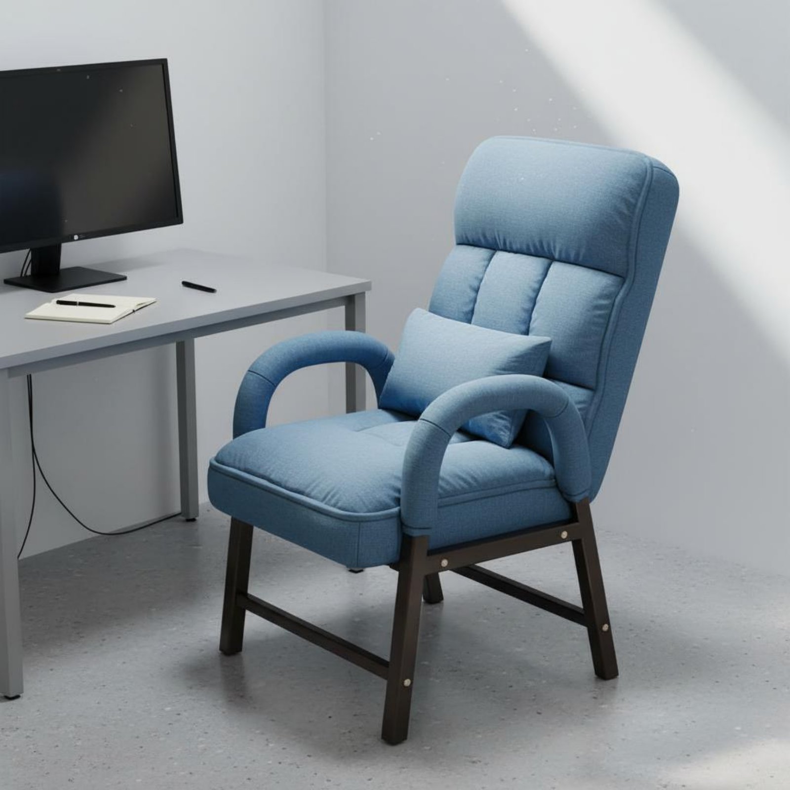 Wysokie krzesło-fotel leniucha – Office Furniture recenzja i cena