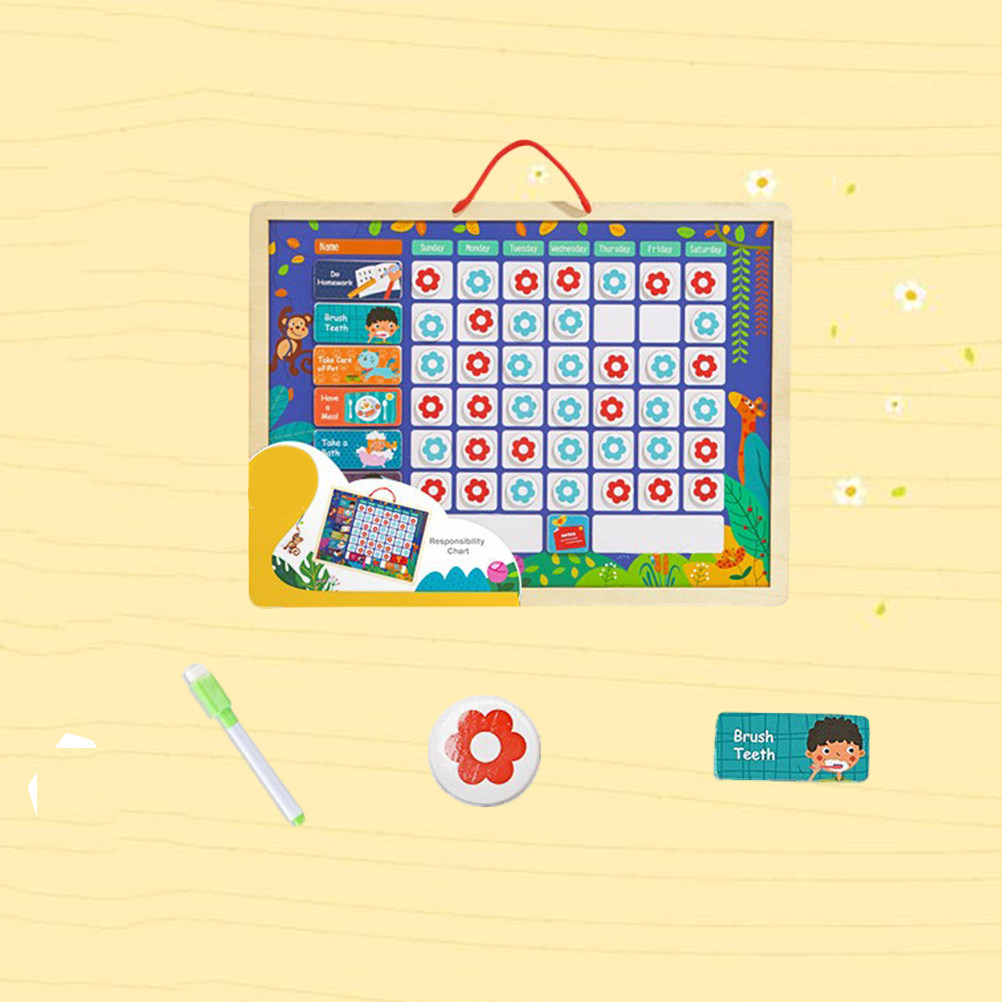Magnetyczna tablica odpowiedzi – Kids Magnetic Reward Chart Board recenzja i cena