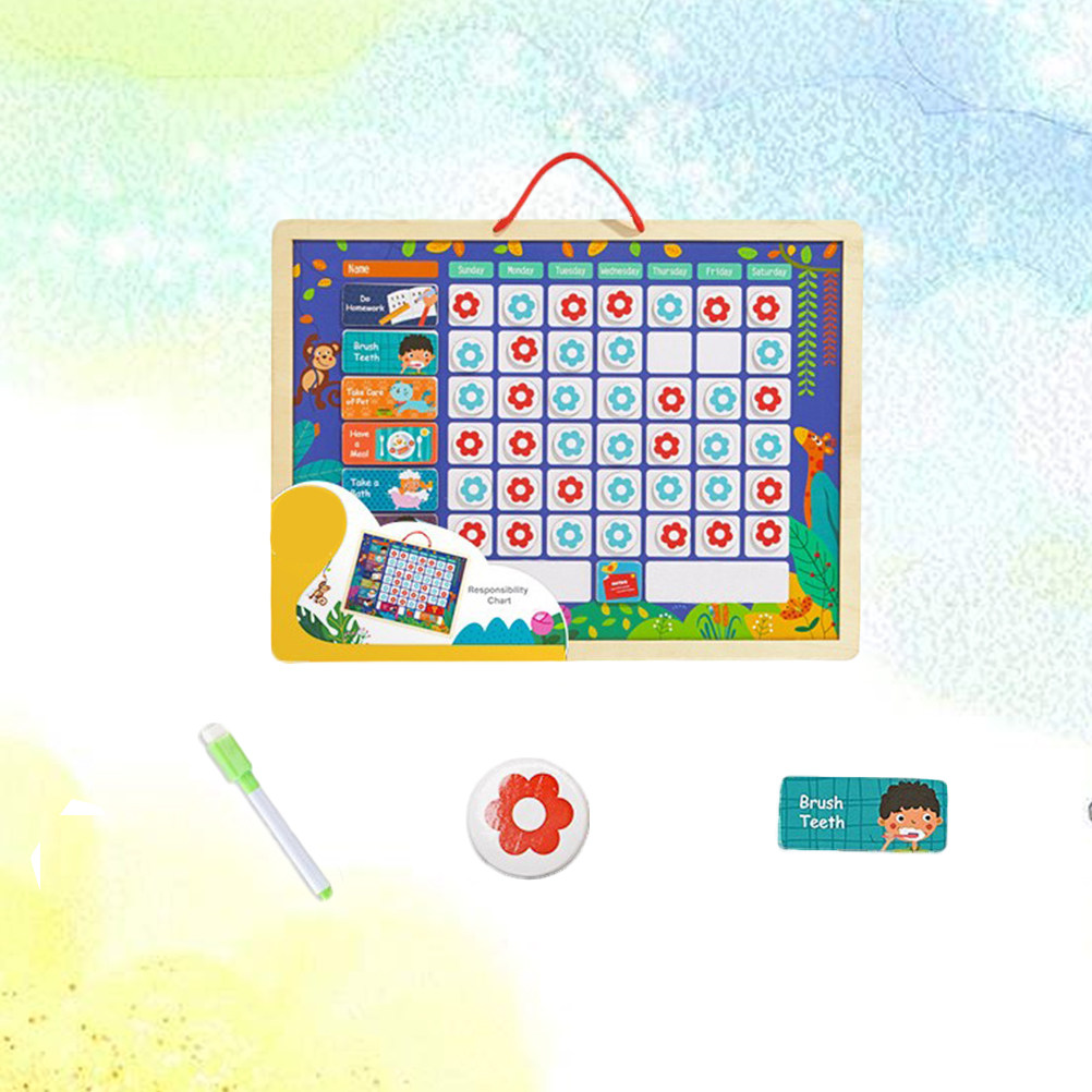 Magnetyczna tablica odpowiedzi – Kids Magnetic Reward Chart Board recenzja i cena