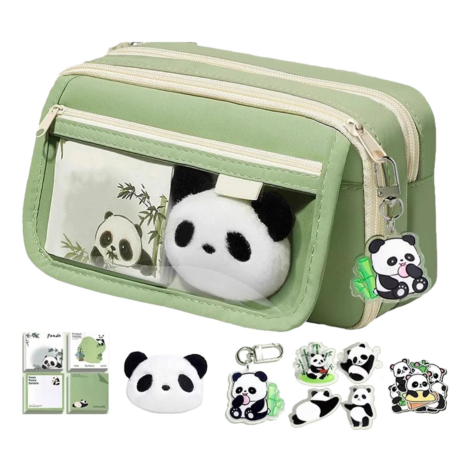 Estetyczny piórnik Panda, piór – Aesthetic Large Pencil Case Pouch recenzja i cena
