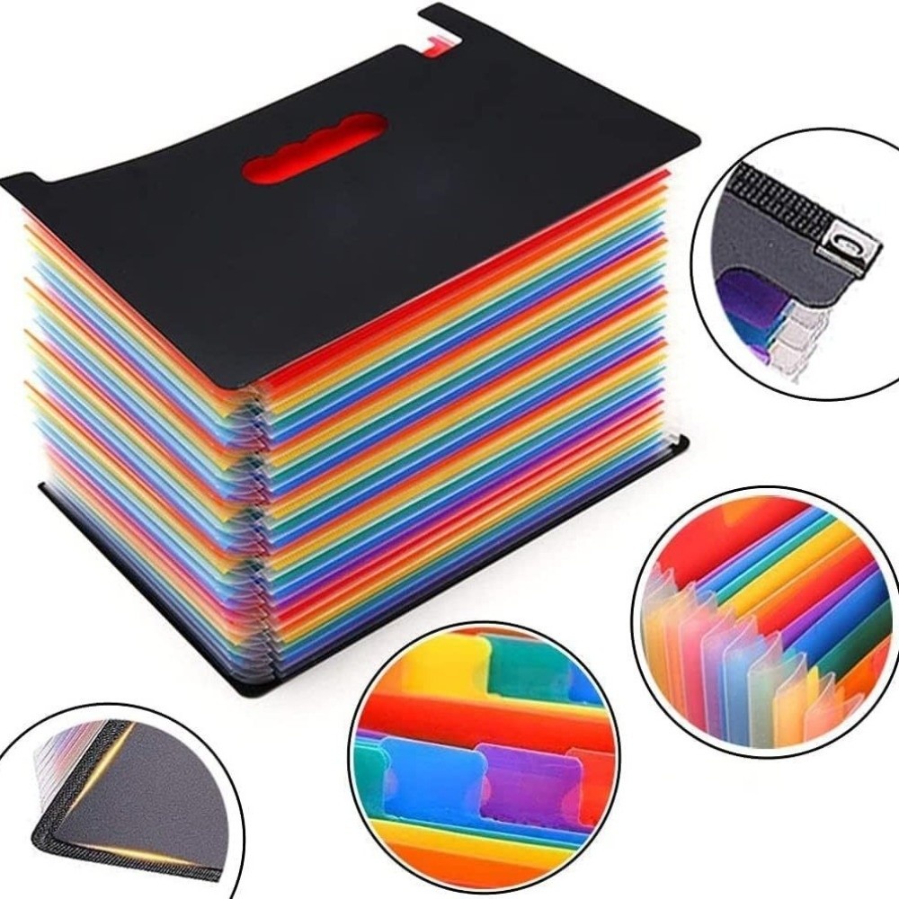 Przenośny segregator z 13/25 p – Expandable Accordion File Folder 13 Pockets recenzja i cena