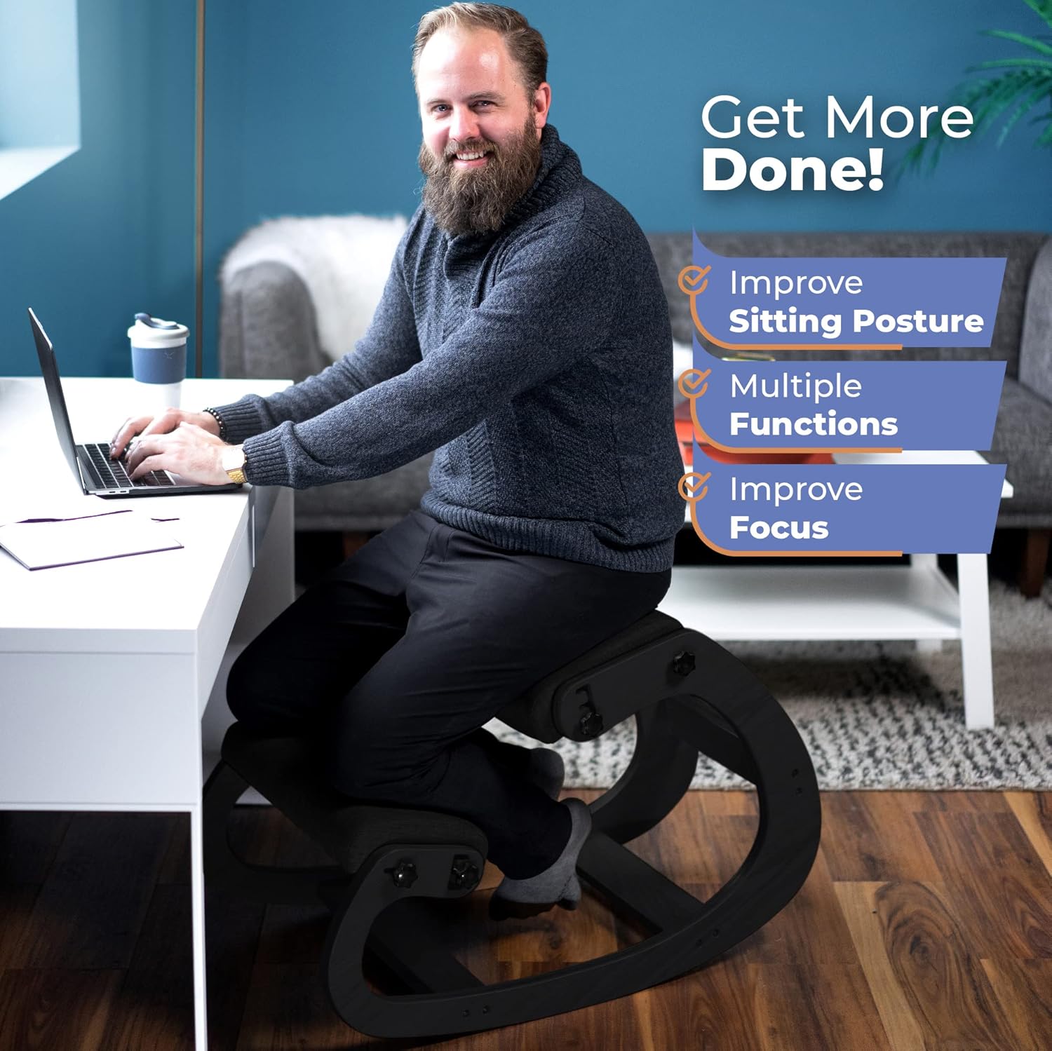 Ergonomiczne drewniane krzesło – Office Furniture recenzja i cena