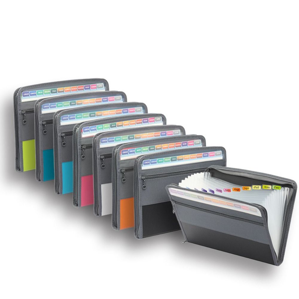 Organizer na dokumenty z PVC,  – Expandable Accordion File Folder 13 Pockets recenzja i cena