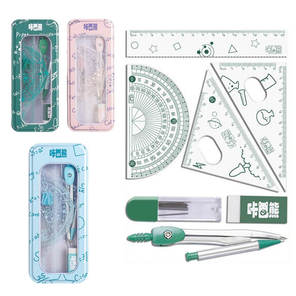 8-częściowy zestaw wielofunkcy – Math Geometry Set With Compass recenzja i cena