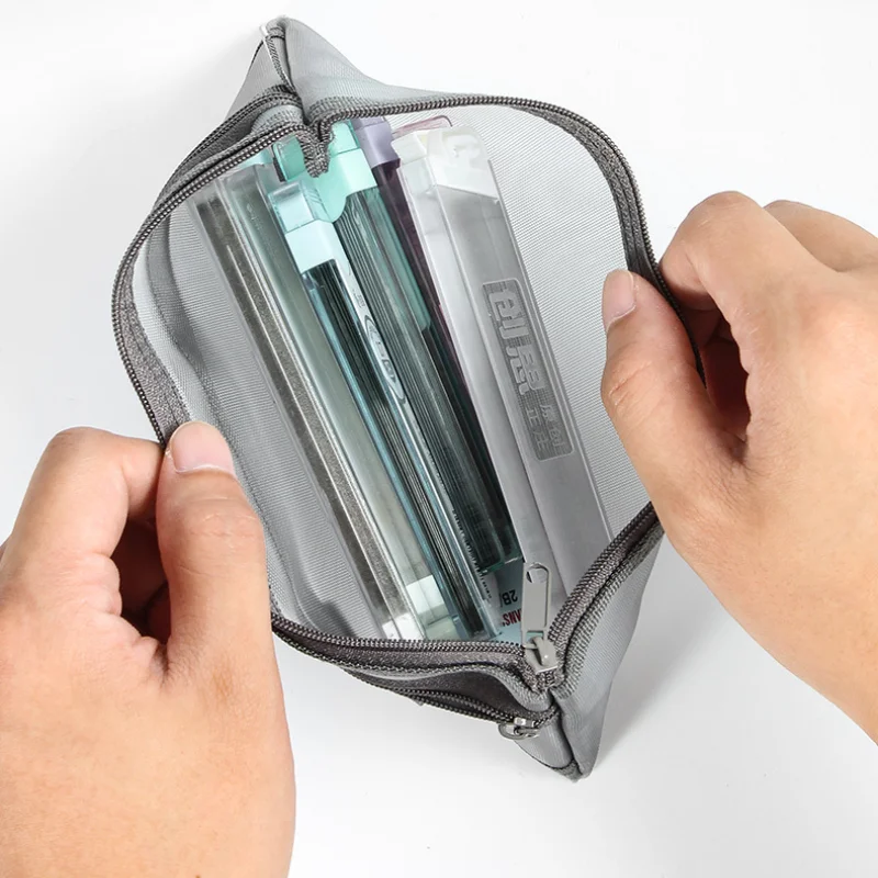 Przezroczysta nylonowa siatkow – Clear Mesh Pencil Pouch For Exam recenzja i cena