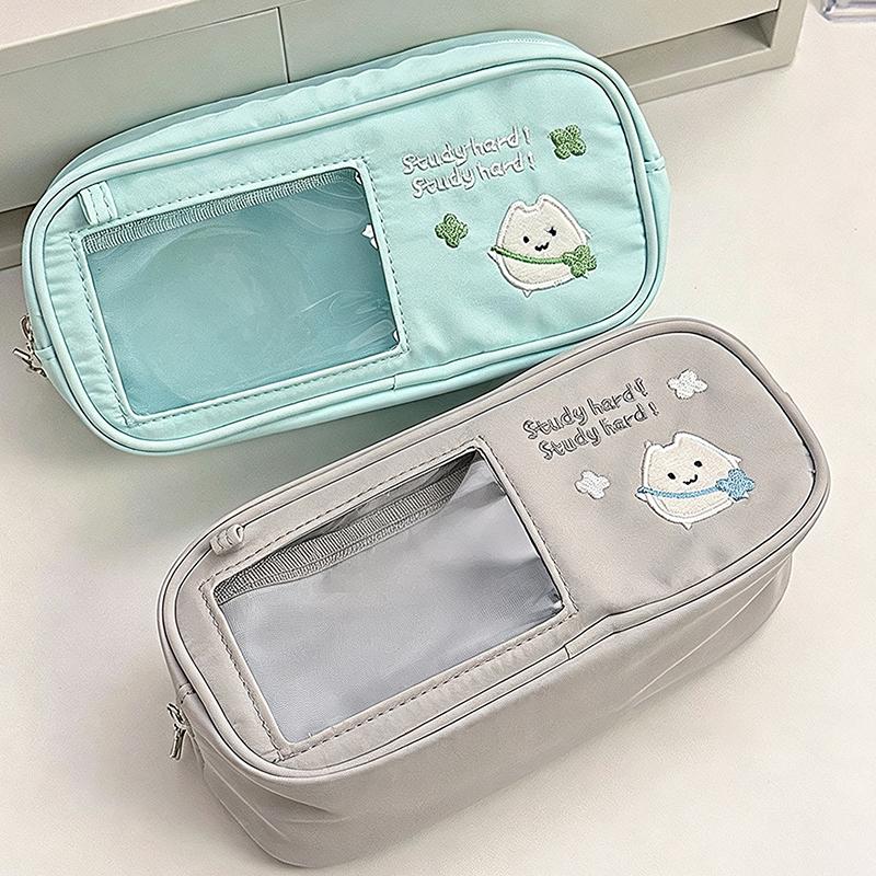 Uroczy piórnik na długopisy, d – Aesthetic Large Pencil Case Pouch recenzja i cena