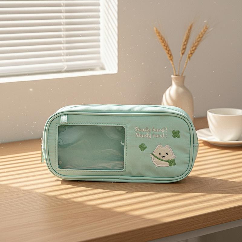 Uroczy piórnik na długopisy, d – Aesthetic Large Pencil Case Pouch recenzja i cena