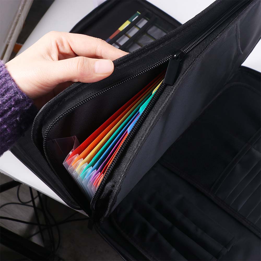 Pudełko na dokumenty ognioodpo – Expandable Accordion File Folder 13 Pockets recenzja i cena
