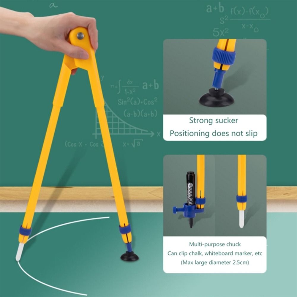 Wytrzymała Duża Trójkątna Lini – Math Geometry Set With Compass recenzja i cena