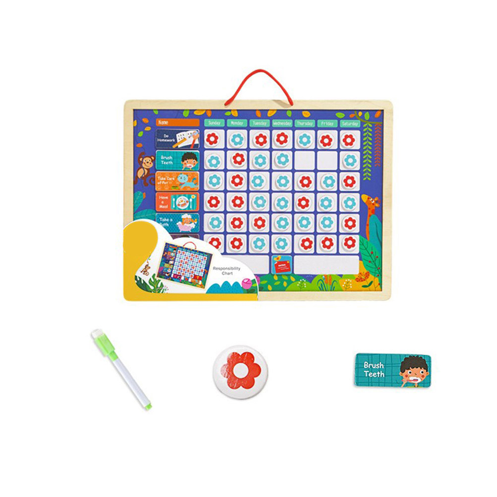 Edukacyjna tablica magnetyczna – Kids Magnetic Reward Chart Board recenzja i cena
