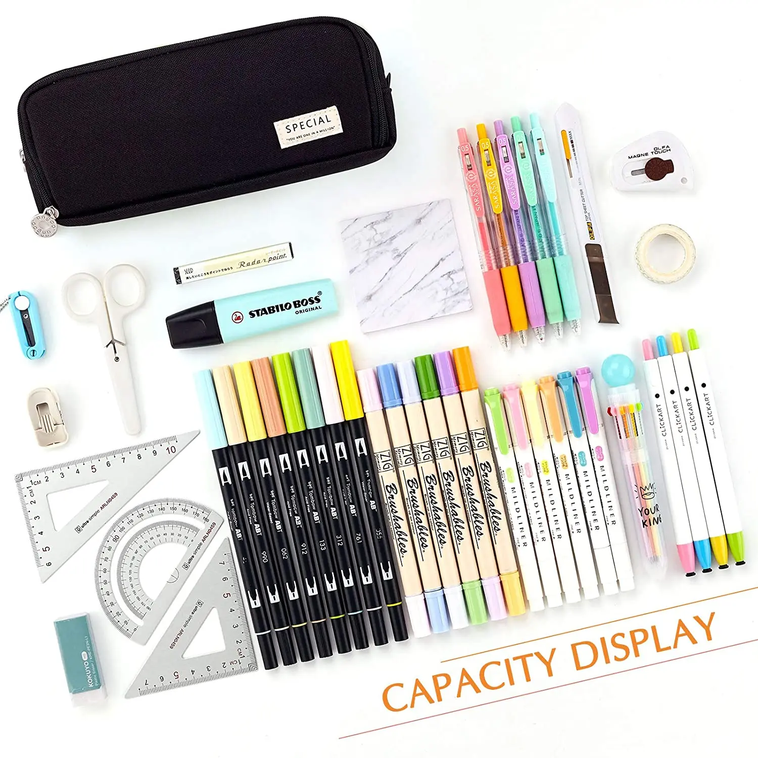Piórnik Duża Pojemność Estetyc – Aesthetic Large Pencil Case Pouch recenzja i cena