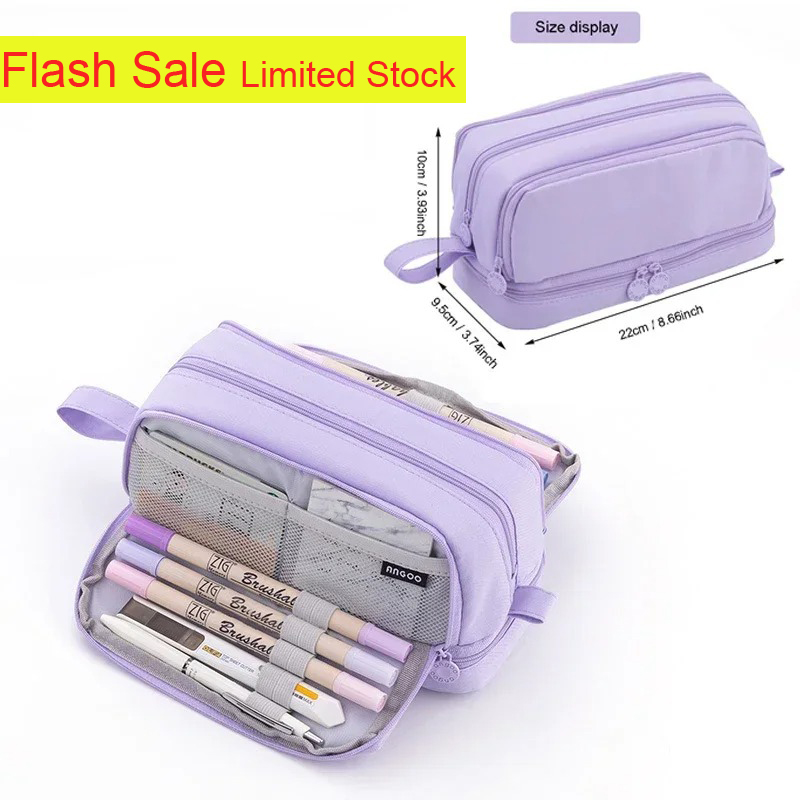 4-przedziałowy piórnik o dużej – Aesthetic Large Pencil Case Pouch recenzja i cena